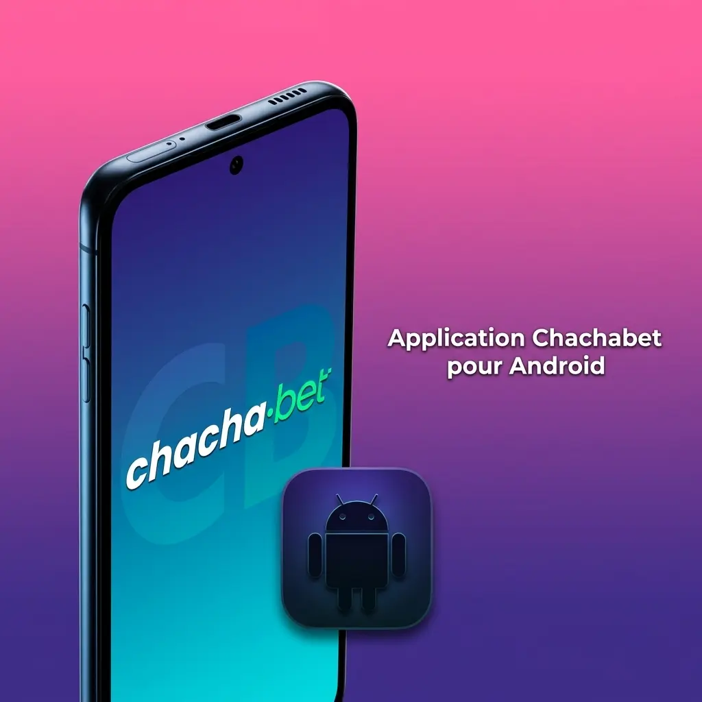 Application mobile Chachabet sur Android avec interface de paris sportifs et casino, téléchargement gratuit via APK