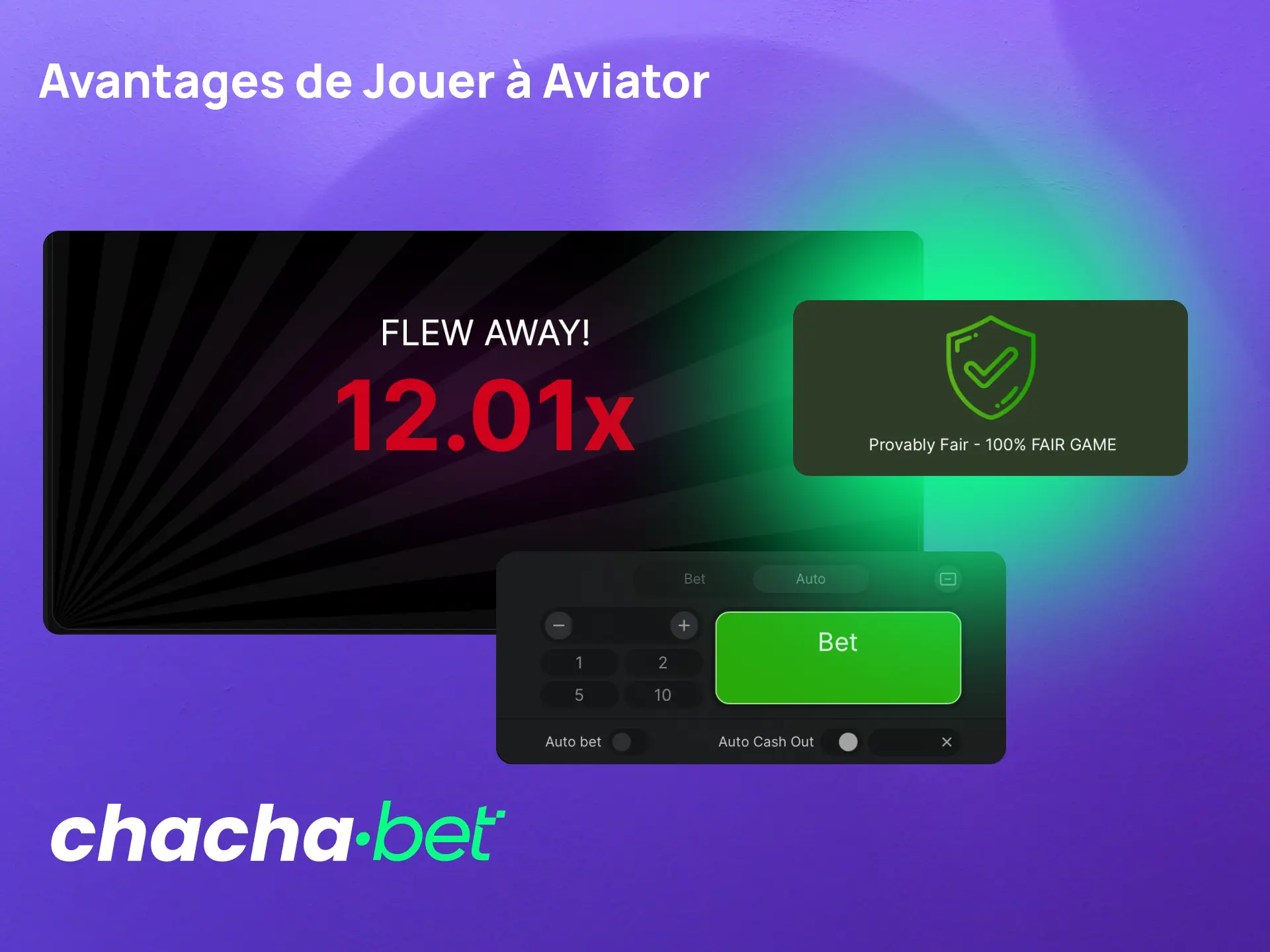 Découvrez les avantages de jouer à l'Aviator sur Chachabet comme le retrait automatique.
