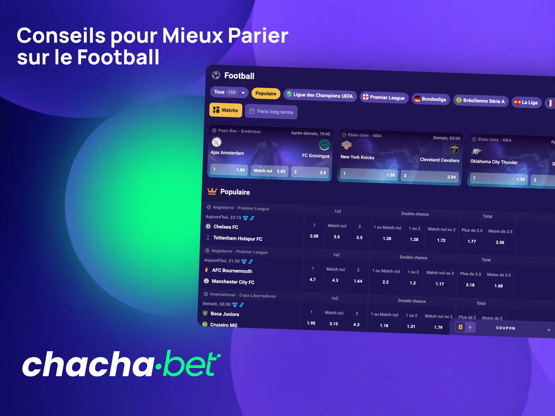 Découvrez nos conseils pour mieux parier sur le football et augmenter vos chances de gain.