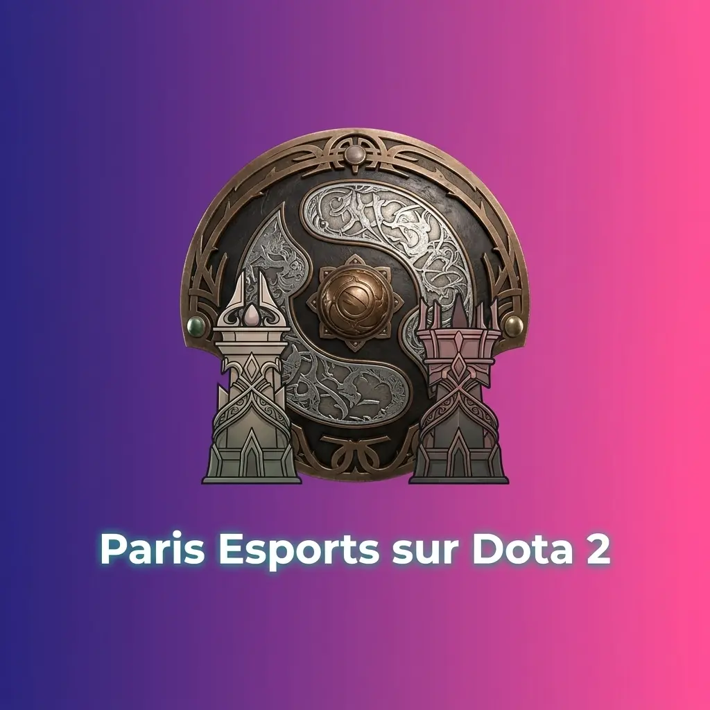 Paris esports Dota 2 sur Chachabet : marchés pré-match et en direct pour The International et tournois majeurs.