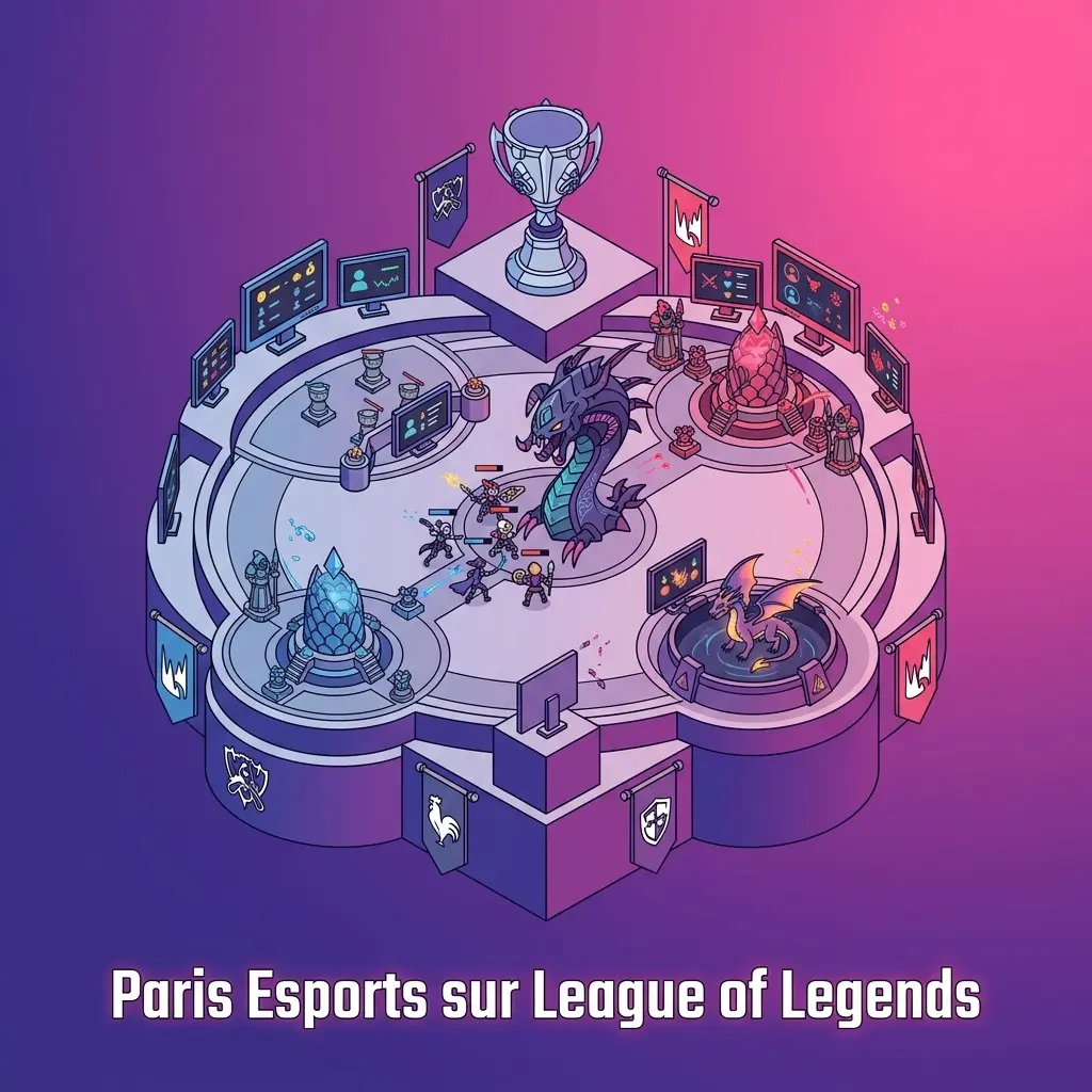 Paris esportifs sur League of Legends : matchs, tournois LEC, LFL, Worlds et marchés de paris disponibles