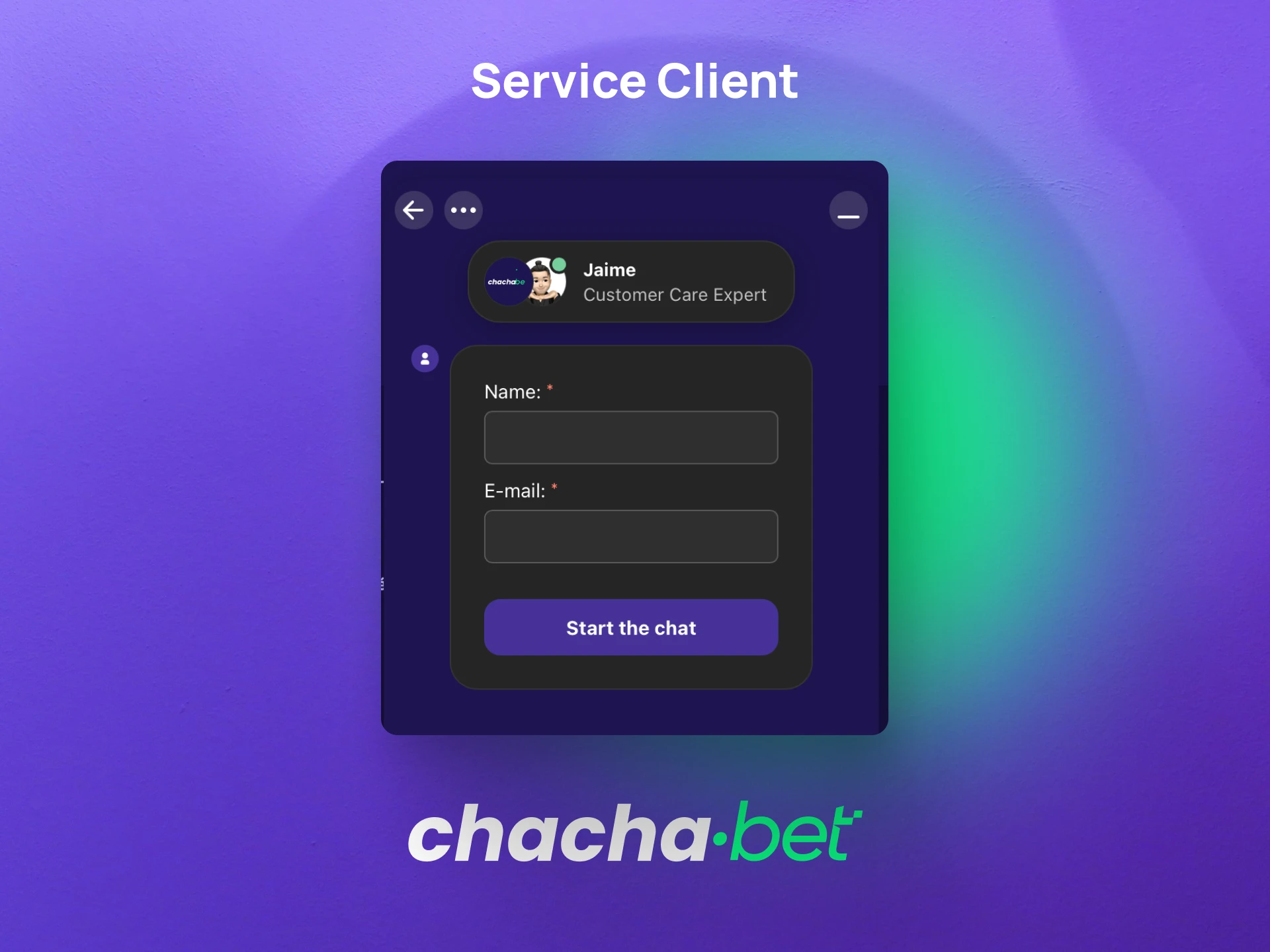 Contactez le service client Chachabet par chat ou email pour toute question sur vos retraits.