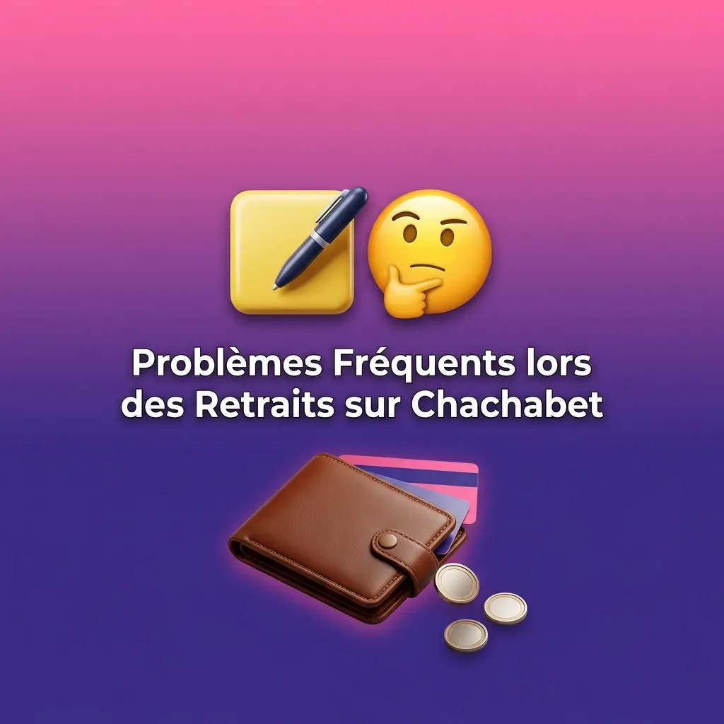 Problèmes fréquents retraits Chachabet : vérification, bonus, paiement et délais expliqués
