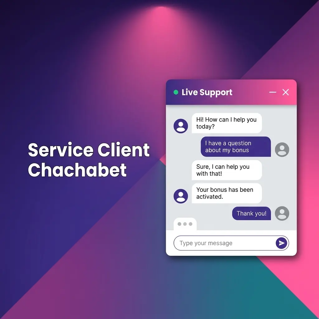 Service client Chachabet disponible 24h/24 via chat en direct, e-mail et FAQ pour aider les joueurs français